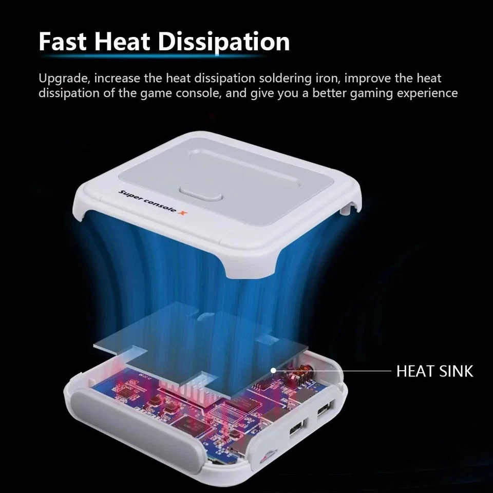 Super Console  Retro  Gaming Box 80.000 Giochi 50 Emulatori + Controller - Immagine 4 di 4