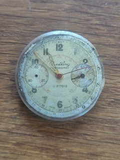 Breitling Chronomat 217012 Mouvement De Montre Suisse Pour Pièces