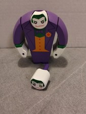 Figura de madera pintada del Joker DC Comics 2 cabezas Batman caja de botín exclusiva
