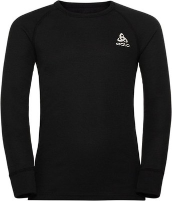 ODLO Kids Active Warm ECO Baselayer Top Black Size 128 Small 8-9 New