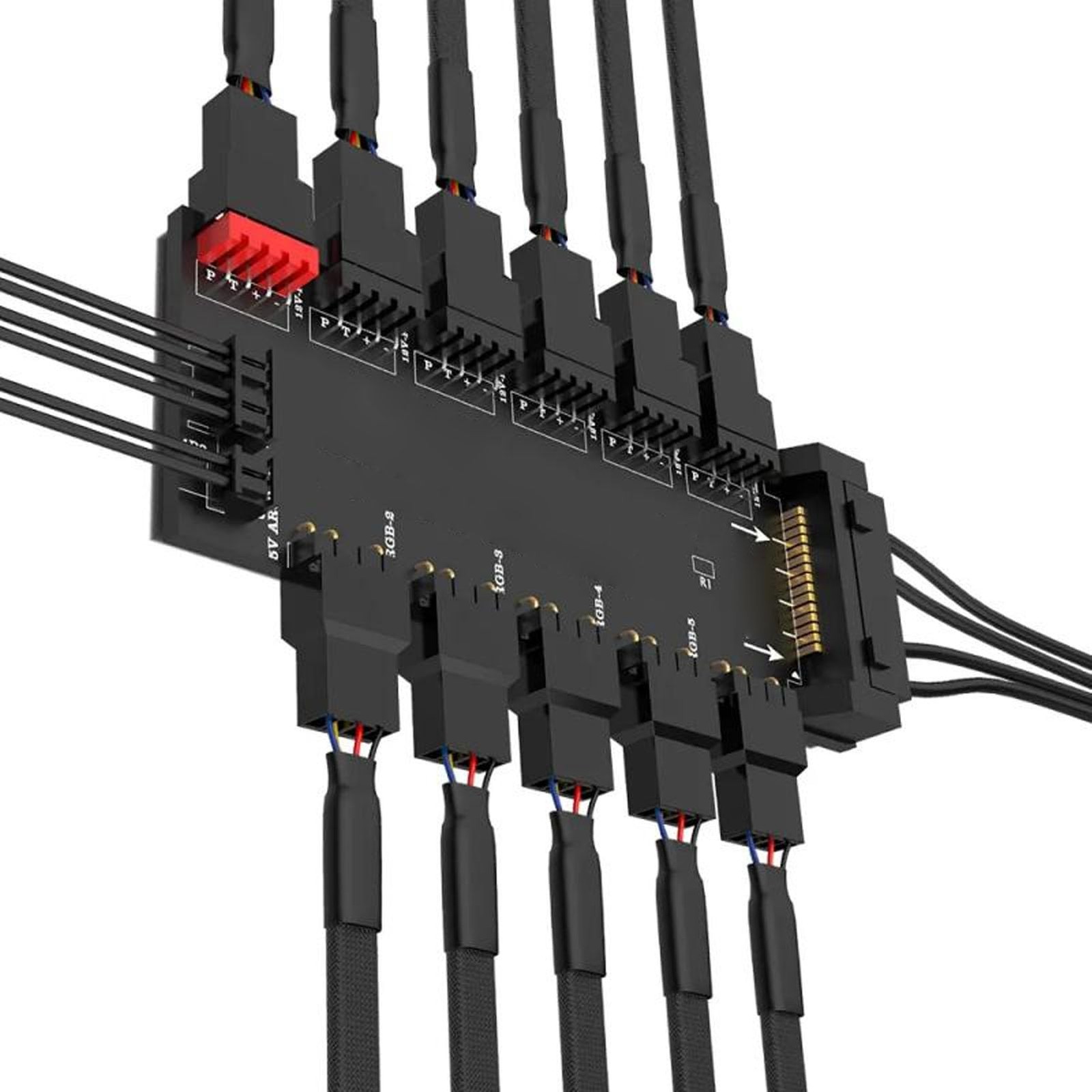 Hub ARGB et PWM pour résoudre le manque de connecteurs de carte mère PC