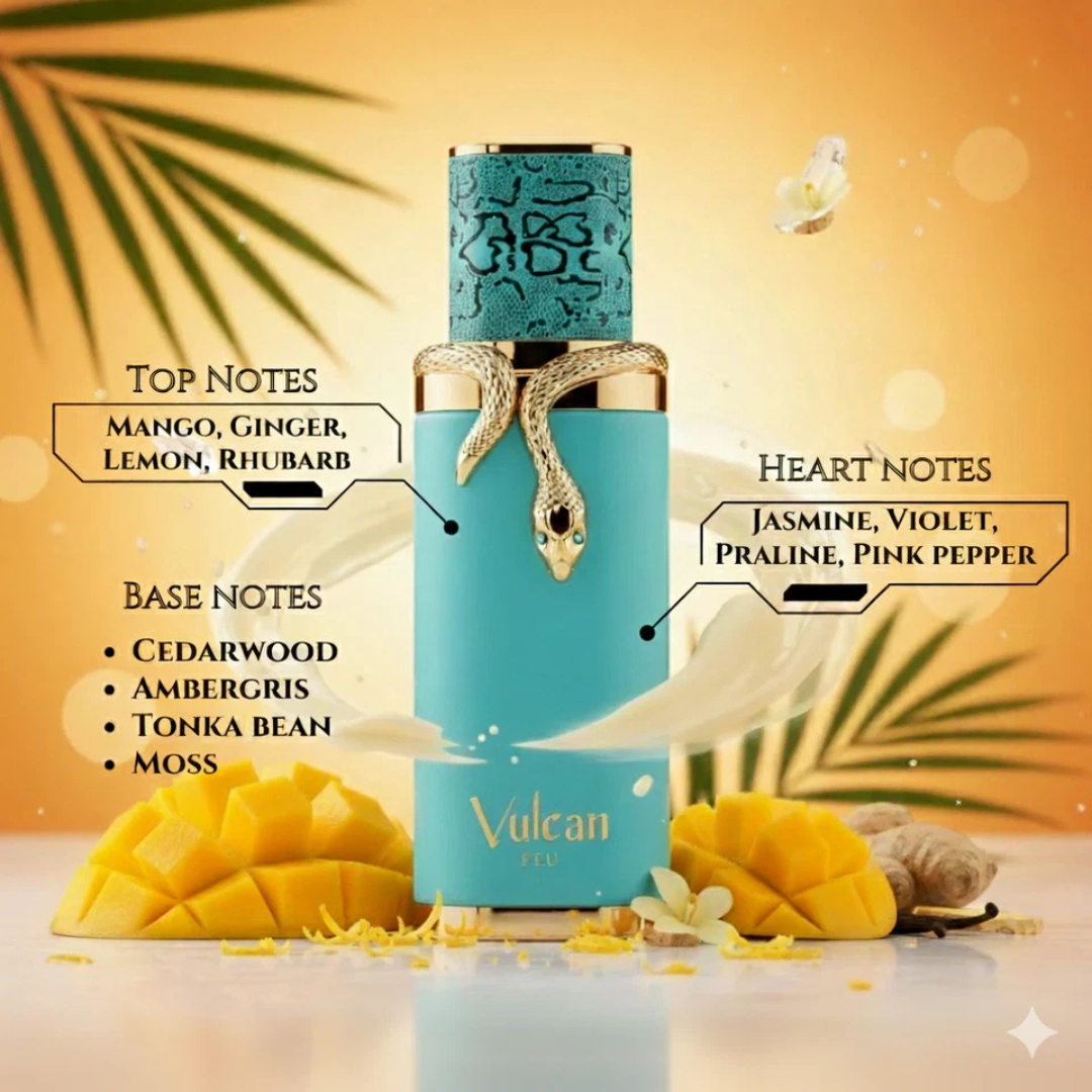 Fragrance World French Avenue Vulcan Feu 100ml / 3.4 oz EDP Spray