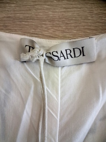 TRUSSARDI Maxikleid Grafik Blumen ärmellos V-Ausschnitt gefüttert Gr. 42 / UK 10 neu mit Etikett - Bild 13 von 15