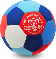The Indoor Ball Soft Foam Padded Size 4 Soccer Ball for Kids Ages 3 Essen