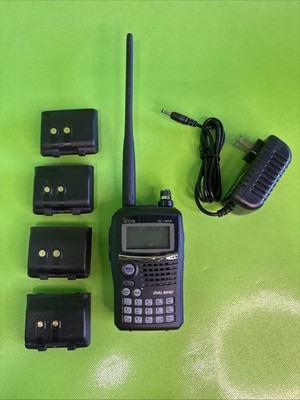 ICOM IC-91A VHF/UHF FM Transceiver w/ Charger 4 Battery ***READ