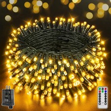 500 LED 164 FT Christmas Lights, Waterproof Outdoor String Lights with Remote...