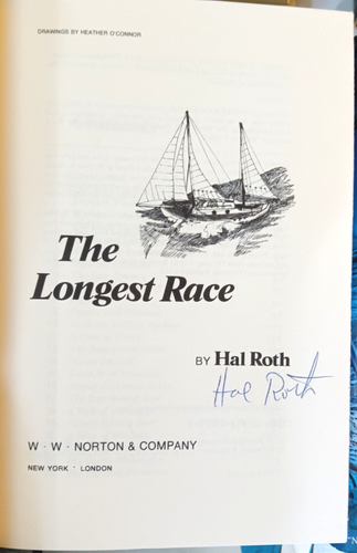 Hal Roth Sailing Book Set: Author Signed First Editions: Ed Boden "Kittiwake" - Picture 4 of 15