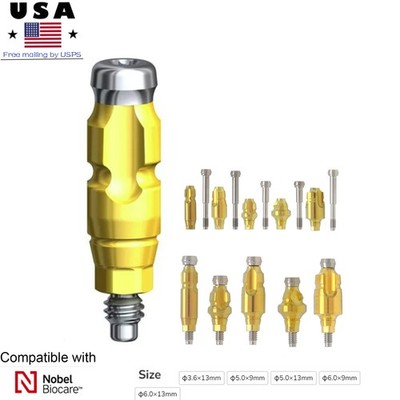 US Dental Abutment Nobel Active RP compatible closed Tray transfer impression