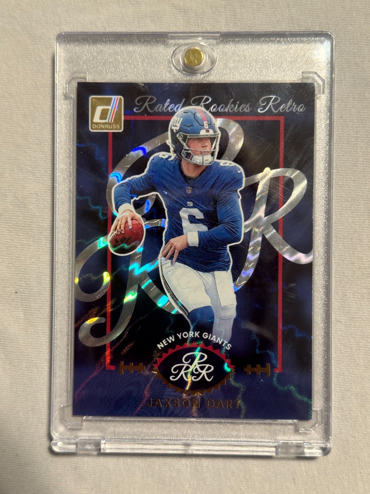 Jaxson Dart #1 - 2025 Panini Donruss - Rated Rookie Retro - (RC) Giants