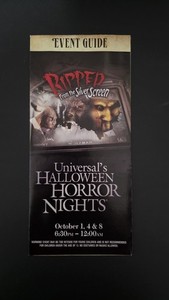 HHN 2009 Event Map - Ripped from the Silver Screen - Oct 1, 4, & 8
