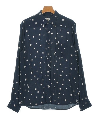 uniform experiment Casual Shirts NavyxWhite(Star Pattern) 2200715497029