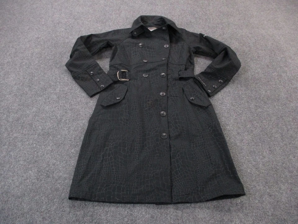 Chaqueta Columbia Mujer Estampado M Exterior Senderismo Gabardina Cinturón Guisante Titanio Foto 2 de 4