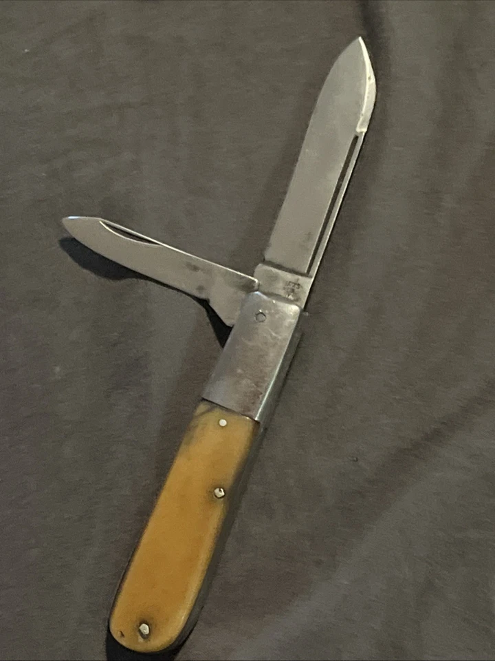 Boker Improved Cutlery smooth Green bone Barlow spearpoint Blade Great Snap - Image 2 of 4