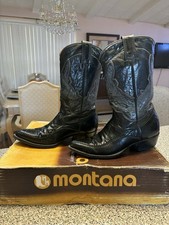 Aunthentic Eel Montana Boots (Made In Mexico) 