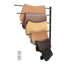 VEVOR Wall Mounted Saddle Rack Six Tiers English Western Horse Saddle Stand