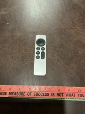 OEM Siri Remote Control A2540 Silver Digital Apple untested for parts or repair