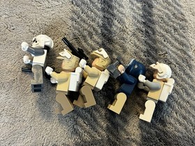 Lego Star Wars Lot of 5 Minifigures, AT-AT Driver, Rebels, Han Solo