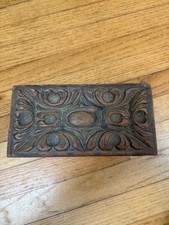 Vintage Carved Wood Trinket Box 9.5 in. x 5 in. x 4 in.