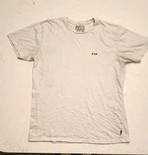 FTP F The Population Pro Club Shirt White Logo Tee Size L