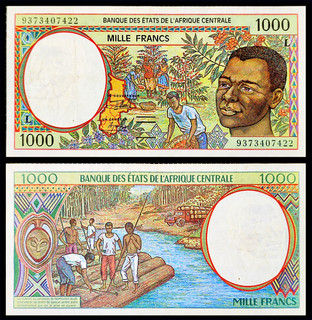 Afrique Centrale Guinée Equatoriale 1000 billet neuf 1000 francs pick 502 g UNC