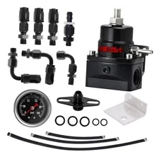 Universal Racing Adjustable Fuel Pressure Regulator Set EFI FPR with 30-70 Psi 