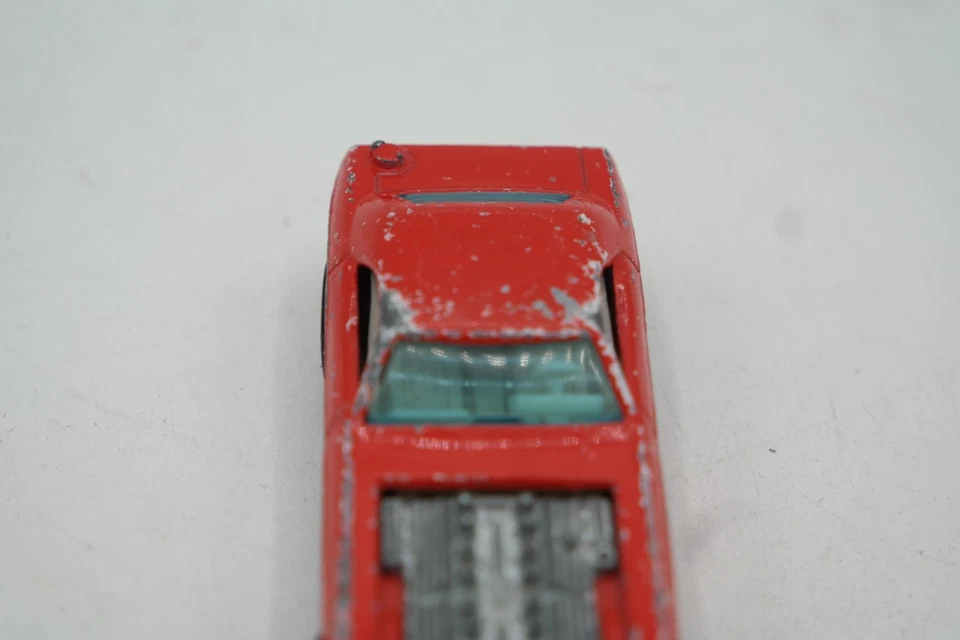 De colección 1973 Hot Wheels Redline 'Show Off' Rojo Hong Kong 1970 Interior Blanco - Imagen 4 de 4
