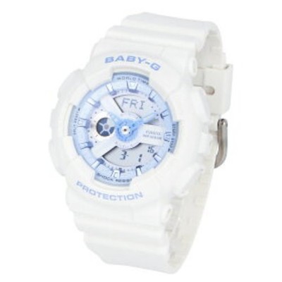 CASIO Baby-G BA-110XBE-7A White Light Blue Quartz Ladies Watch Japan New