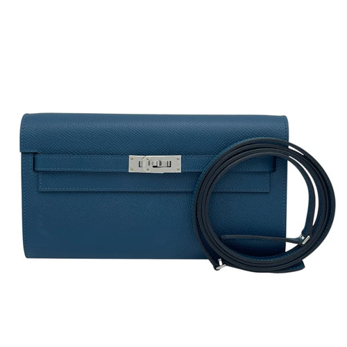 HERMES Kelly To Go B Stamp Colvert SHW Epsom Shoulder Bag #050