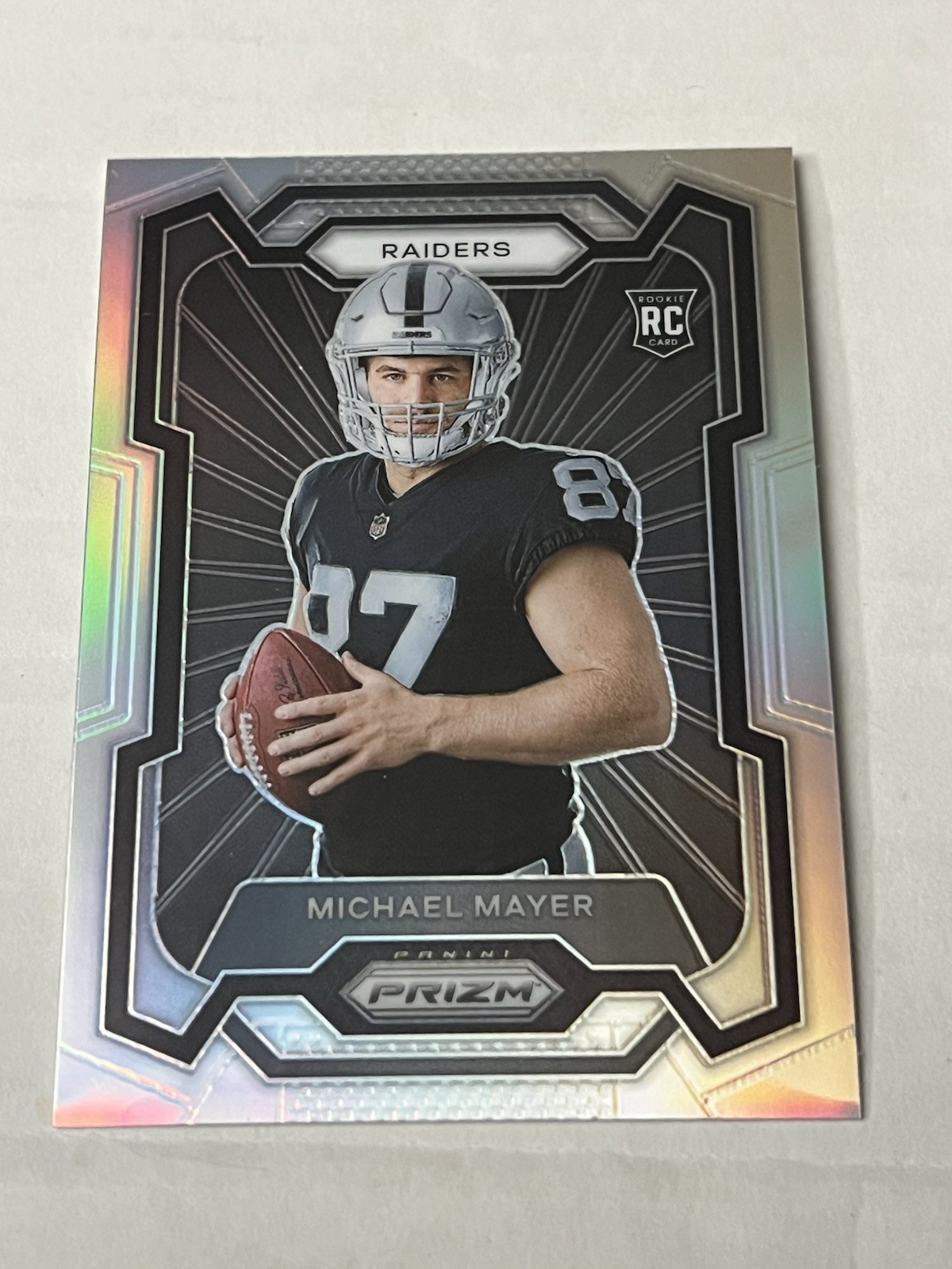 2023 Panini Prizm - Rookie Variation Michael Mayer #316 Silver Prizm (RC)