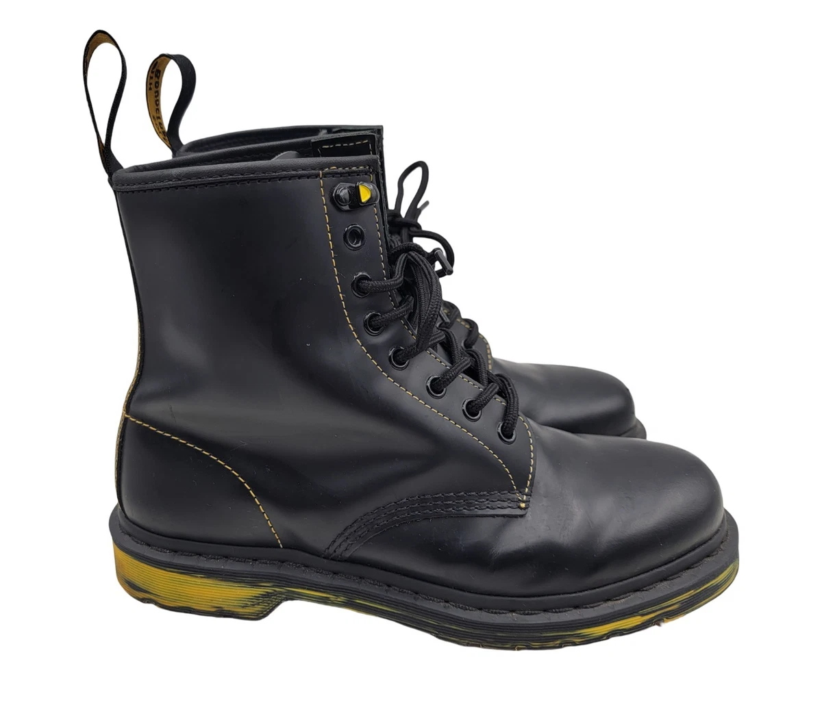 Dr Martens Boots Mens 7 Mono Smooth Leather 8 Eye Combat Punk Grunge Goth 1460 ? Classic Docs up for grabs! Dr. Martens 1460 Originals in  main image 2