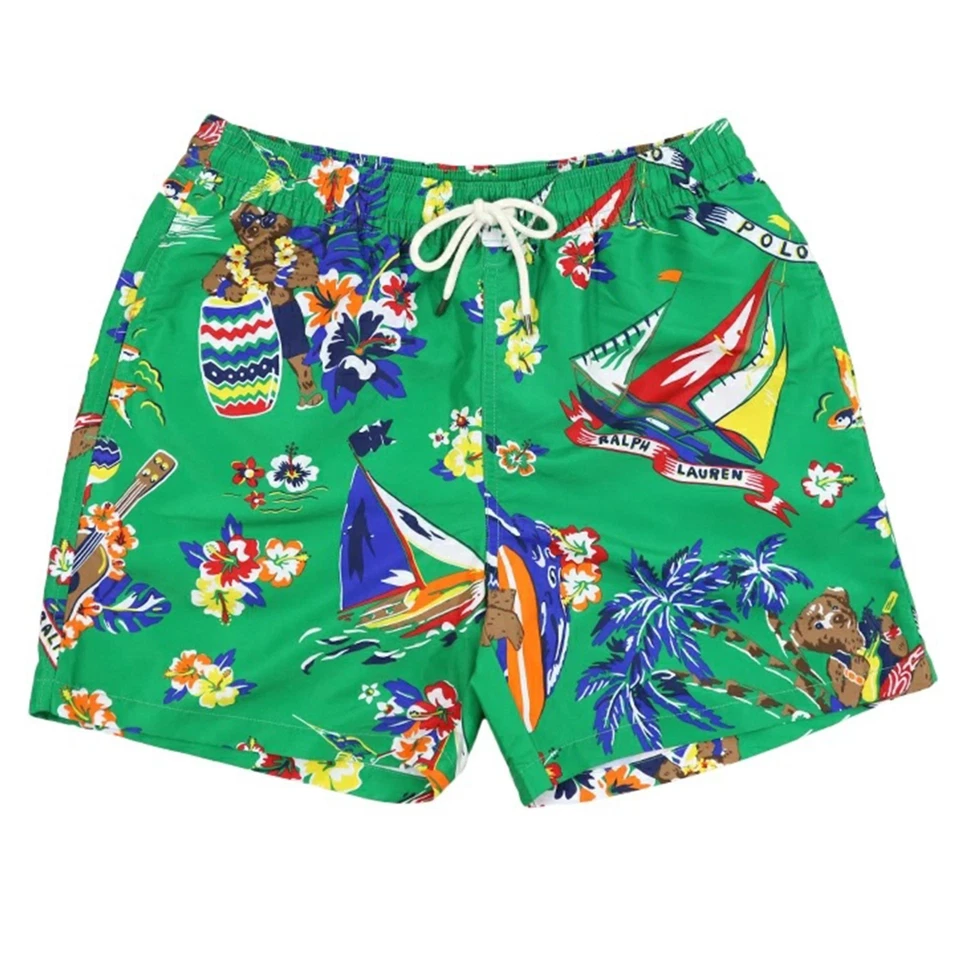 Polo Ralph Lauren Polo Bear Preppy Bear Floral Aloha Badeanzug Badehose Shorts