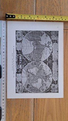 Vintage Weltkarte und Europa 