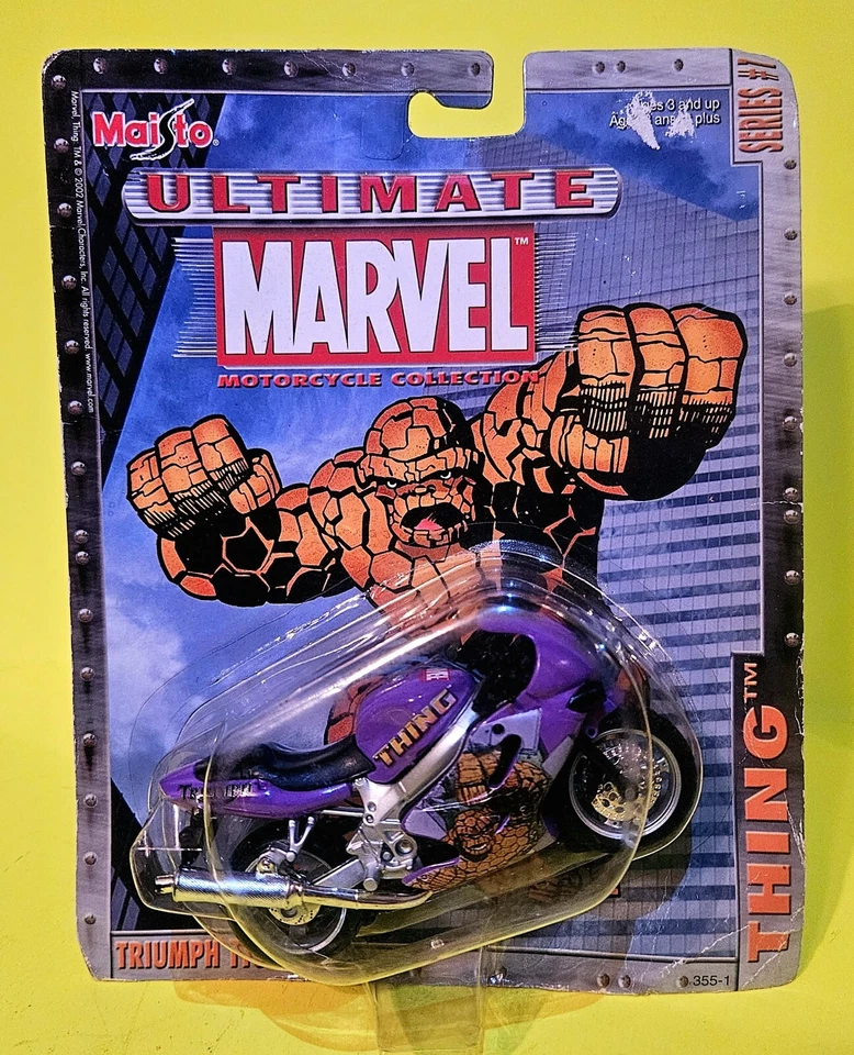 HULK Maisto Ultimate Marvel Motorcycle Collection THING, ELEKTRA Ducati BIKE LOT - Image 4 of 4