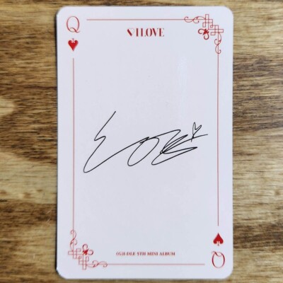 Soyeon Official Photocard (G)I-dle 5th Mini Album I Love Genuine