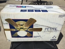 Encon 30 inch Petite Ceiling Fan Polished BrassNew6CP-30PBM