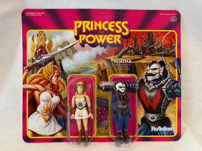 SDCC 2018 Super7 ReAction MOTU Princess of Power She-Ra Hordak Figure 2-Pack NEW