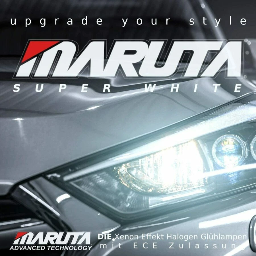 MTEC/MARUTA H7 55W 12v Super White 5500K Xenon Gas Filled Upgrade Bulbs - Image 2 of 3