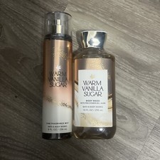 Bath  Body Works Body Warm Vanilla Sugar Fragrance Mist  Body Wash New