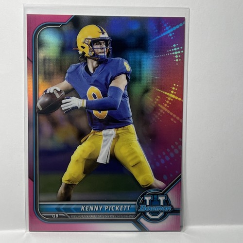2022 Bowman U Kenny Pickett Pink Refractor Rookie Card 91 eBay