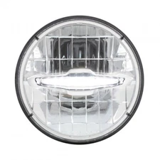 United Pacific 7" 3 High Power LED Headlight w/ 10 White LED DRL 31513