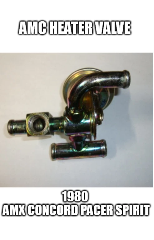 VÁLVULA CALEFACTORA 1980 AMC AMX CONCORD PACER SPIRIT Envío gratuito a EE. UU. Foto 3 de 4