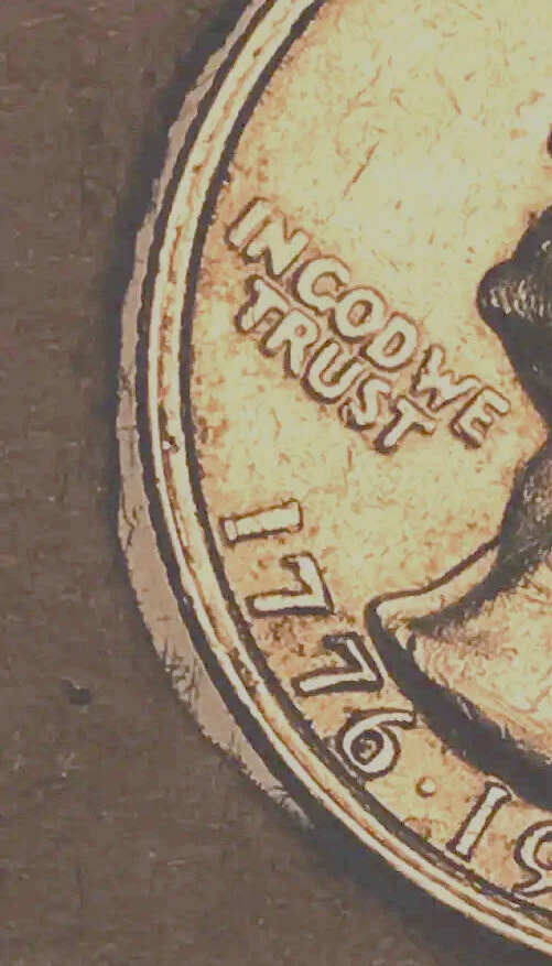 1776-1976 Bicentennial Quarter MINT WITH ERROR IN BORDER - Image 2 of 4