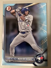 22 Bowman Draft Paper Base Sky Blue #BD-147 Alex De Jesus /499 - Blue Jays!