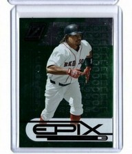 2005 Donruss Zenith Epix Green Season 37/75 Manny Ramirez #E-6 Boston Red Sox