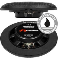 Renegade RSM62B 16,5Cm Flach-Lautsprecher Decke Marine Boxen Boot Bad Feuchtraum