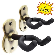 Guitar Hanger Hook Holder Wall Mount Display, for Acoustic or Electric Guitar 