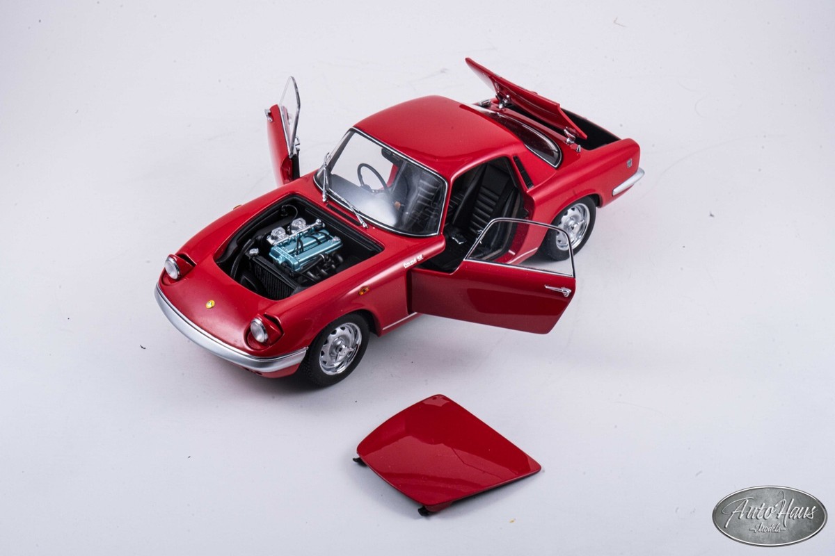 1/18 Autoart 1966 LOTUS ELAN S/E COUPE RED 🤝ALSO OPEN FOR TRADE