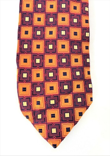 Paul Fredrick Designer Neck Tie 100% Silk 60-3/4" Handmade Colorful #1023 - Picture 2 of 4