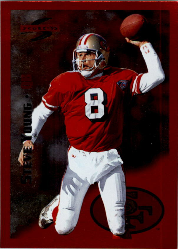 1995 Score Football "Red Siege" Parallel Cards