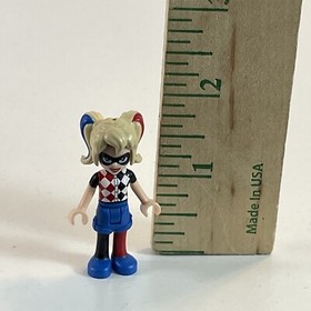 Lego Batman Harley Quinn minifigure 41231 DC Comics Super Hero Girls VGUC C16-3 